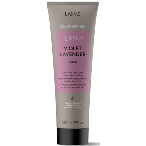 Teknia Violet Lavender Mask Kaukė violetine spalva dažytiems plaukams, 250 ml