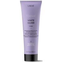 Teknia White Silver Mask Geltonus atspalvius neutralizuojanti plaukų kaukė, 250ml 