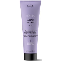 Teknia White Silver Mask Geltonus atspalvius neutralizuojanti plaukų kaukė, 250ml 