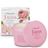 3 Rosa Rožių aromato kūno kremas, 200 ml 