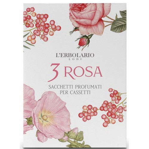 3 Rosa Rožių aromato kvapnus vokas, 1 vnt.