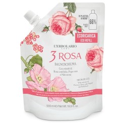 3 Rosa Dušo ir vonios gelio papildymas, 500ml 