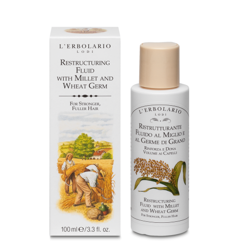 Restructuring Fluid With Millet & Soy Atkuriamas fluidas plaukams, 100ml