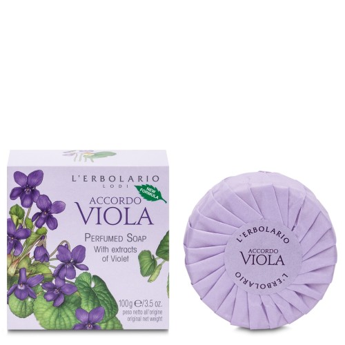 Accordo Viola Našlaičių aromato kvapnusis muilas, 100 g