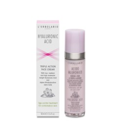 Hyaluronic Acid Triple Action Face Cream Veido kremas su hialurono rūgštimi mišriai odai, 50ml 