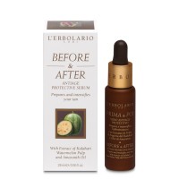 Before and After Antiage Protective Serum Apsauginis veido ir kaklo serumas nuo saulės, 28ml 