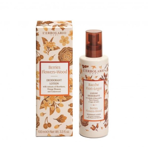 Berries Flowers Wood Deodorant Lotion Purškiamas dezodorantas, 100ml