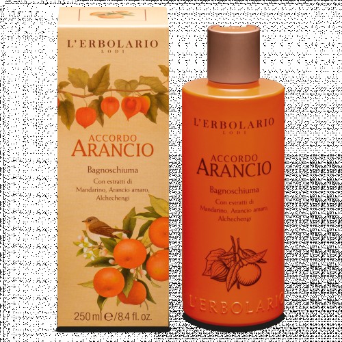 Accordo Arancio Citrusinių vaisių aromato vonios putos, 250 ml