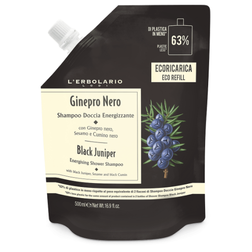 Black Juniper Kadagių aromato dušo ir vonios gelio papildymas, 500ml