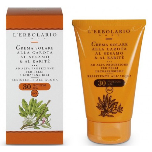 Crema Solare alla Carota Apsauginis kremas nuo saulės, 125 ml