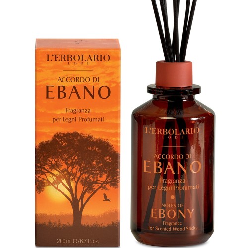 Ebony Fragrance for Scented Wood Sticks Namų kvapas, 200ml