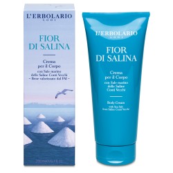 Fior di Salina Kūno kremas su jūros druska, 200 ml 