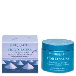 Fior di Salina Kūno šveitiklis su jūros druska, 200 ml 