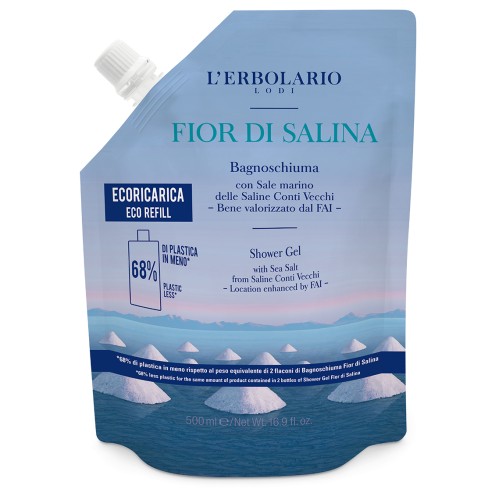 Fior di Salina Dušo ir vonios gelio papildymas, 500ml