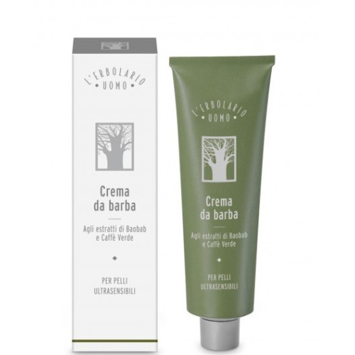 Uomo Skutimosi kremas su baobabo aliejumi, 150 ml