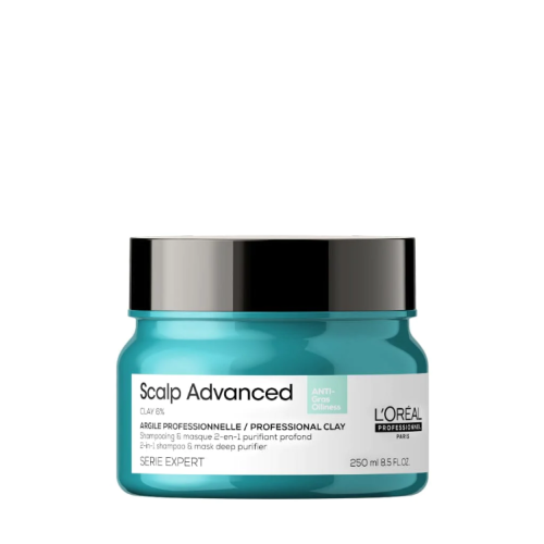 Scalp Advanced Anti-Oillness 2-In-1 Deep Purifier Clay Valomoji kaukė-šampūnas, 250ml