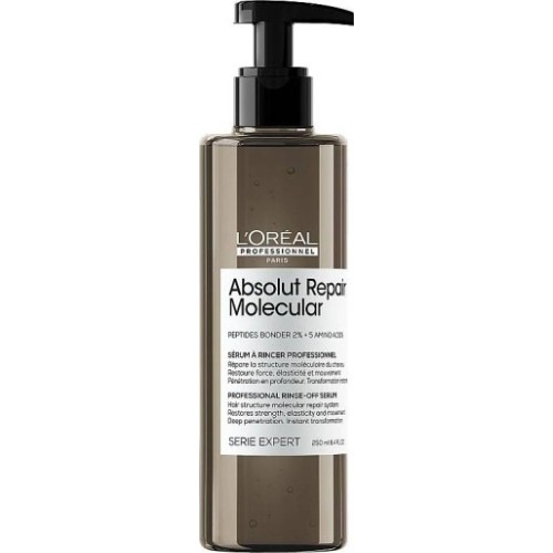 Absolut Repair Molecular Rinse-Off Serum Nuplaunamas atkuriamasis plaukų serumas, 250ml