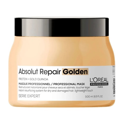 Absolut Repair Gold Mask Auksinė plaukų paviršių atkurianti kaukė, 500ml