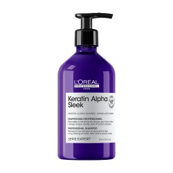 Keratin Alpha Sleek Shampoo Glotninamasis šampūnas, 500ml 
