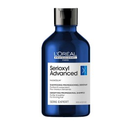 Serioxyl Advanced Purifier Bodifier Shampoo Valomasis šampūnas slenkantiems plaukams, 300ml 