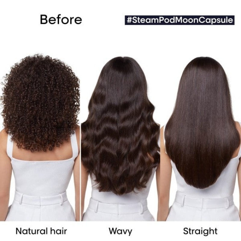 STEAMPOD 4.0 Moon Capsule Limituoto leidimo plaukų formavimo žnyplės, 1vnt