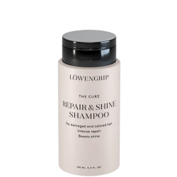 The Cure Repair & Shine Shampoo Atkuriamasis šampūnas pažeistiems plaukams, 100ml 