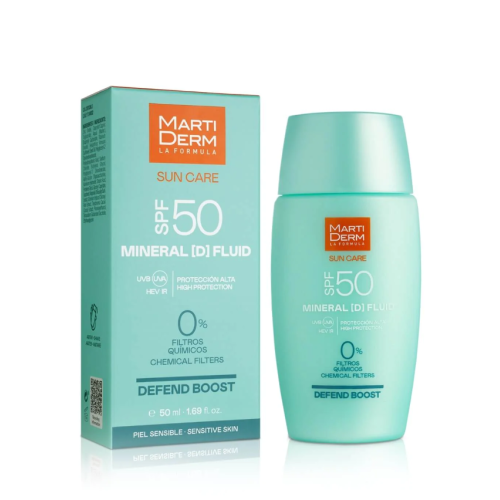 Sun Care SPF50 Mineral [D] Fluid Mineralinis fluidinis veido kremas nuo saulės, 50ml