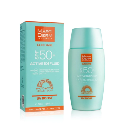 Sun Care SPF50+ Active [D] Fluid Fluidinis veido kremas nuo saulės, 50ml