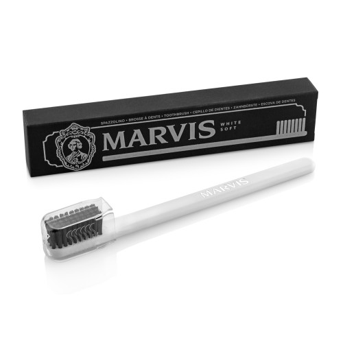 White Soft Toothbrush Dantų šepetėlis (minkštas), 1vnt