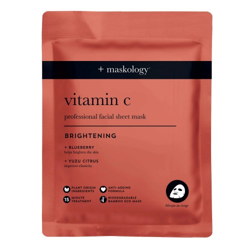 VITAMIN-C Professional Sheet Mask Lakštinė veido kaukė su vitaminu C, 22ml