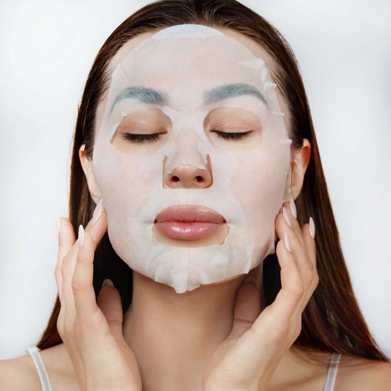 SQUALANE Professional Sheet Mask Lakštinė veido kaukė su skvalanu, 22ml