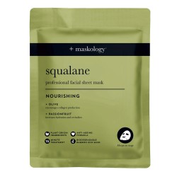 SQUALANE Professional Sheet Mask Lakštinė veido kaukė su skvalanu, 22ml 