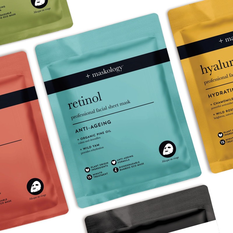 RETINOL Professional Sheet Mask Lakštinė veido kaukė su retinoliu, 22ml