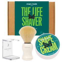 The Life Shaver Sicilian Lime Essential Shaving Kit Skutimosi priemonių rinkinys, 1vnt 