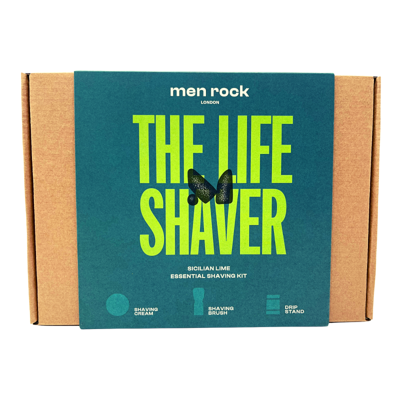 The Life Shaver Sicilian Lime Essential Shaving Kit Skutimosi priemonių rinkinys, 1vnt