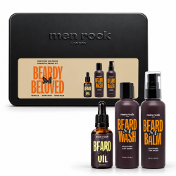 Beardy Beloved Essential Beard Kit Oak Moss Barzdos priežiūros rinkinys metalinėje dėžutėje, 1vnt 