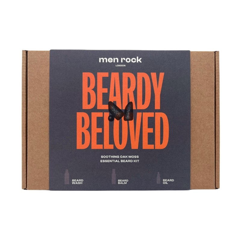 Beardy Beloved Soothing Oak Moss Beard Kit Barzdos priežiūros rinkinys, 1vnt
