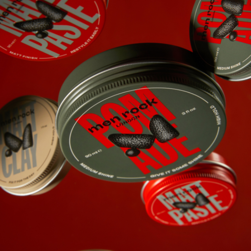 Pomade Stiprios fiksacijos, vidutinio žvilgesio plaukų pomada, 30ml