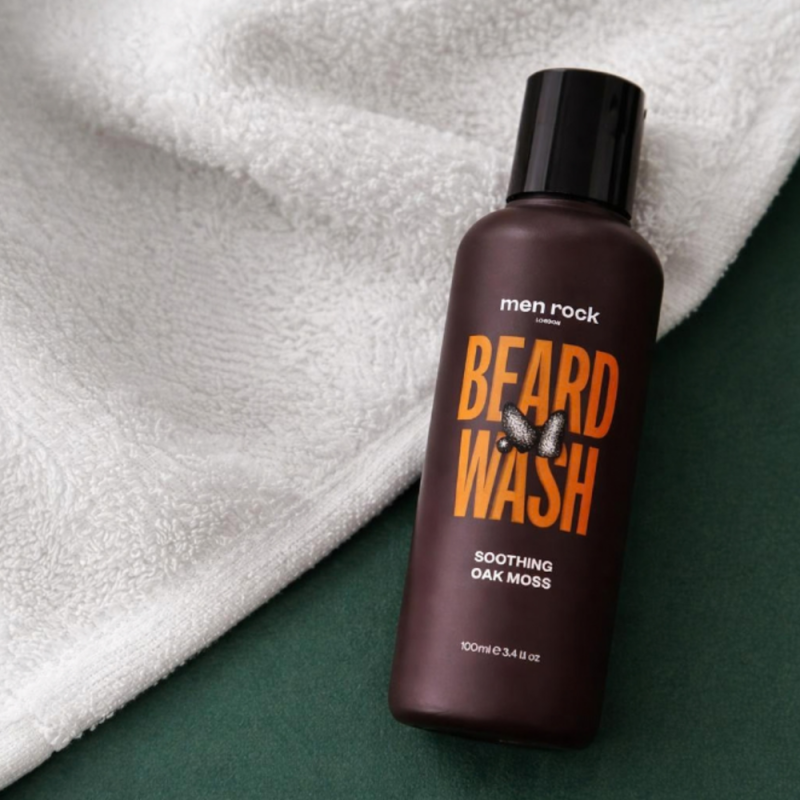 Soothing Oak Moss Beard Wash Raminantis barzdos šampūnas, 100ml