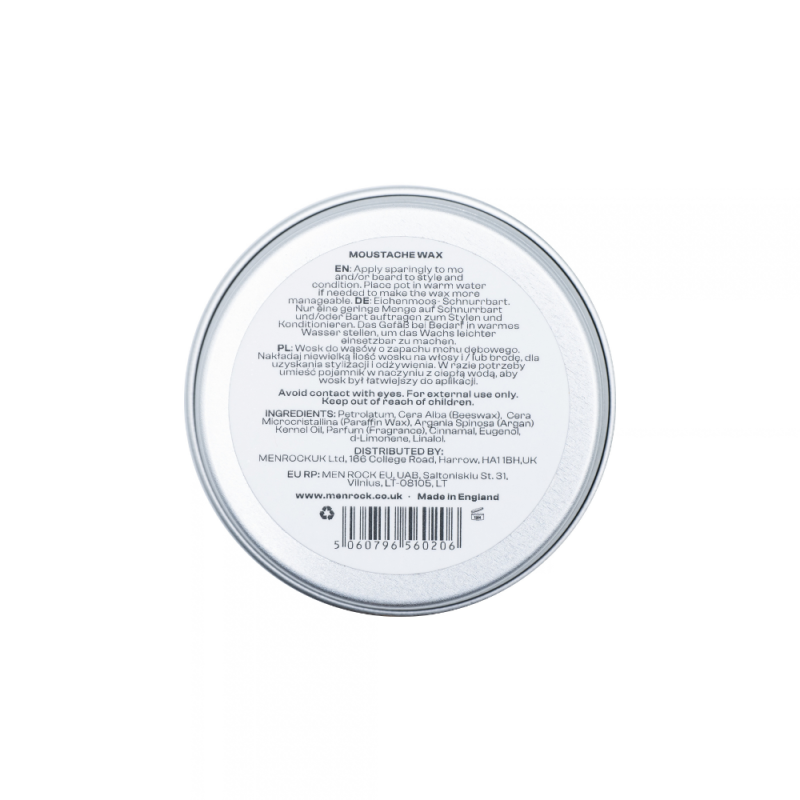 Oak Moss Moustache Wax Ūsų vaškas, 25ml
