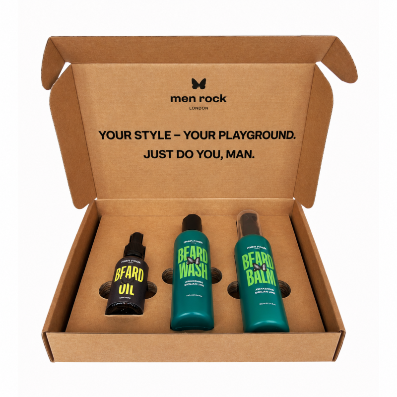 Beardy Beloved Awakening Sicilian Lime Beard Kit Barzdos priežiūros rinkinys, 1vnt