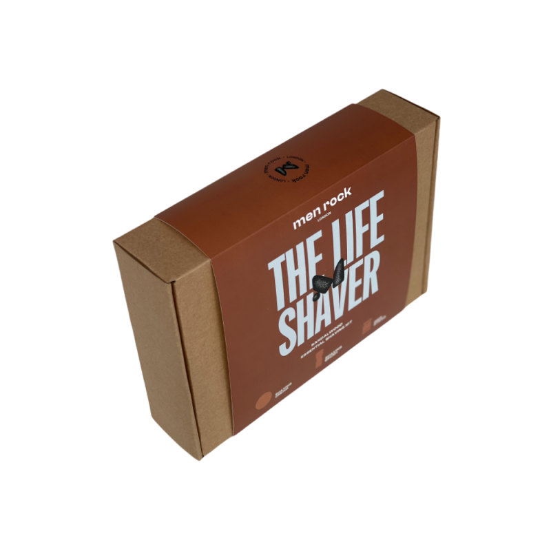 The Life Shaver Sandalwood Essential Shaving Kit Skutimosi priemonių rinkinys, 1vnt