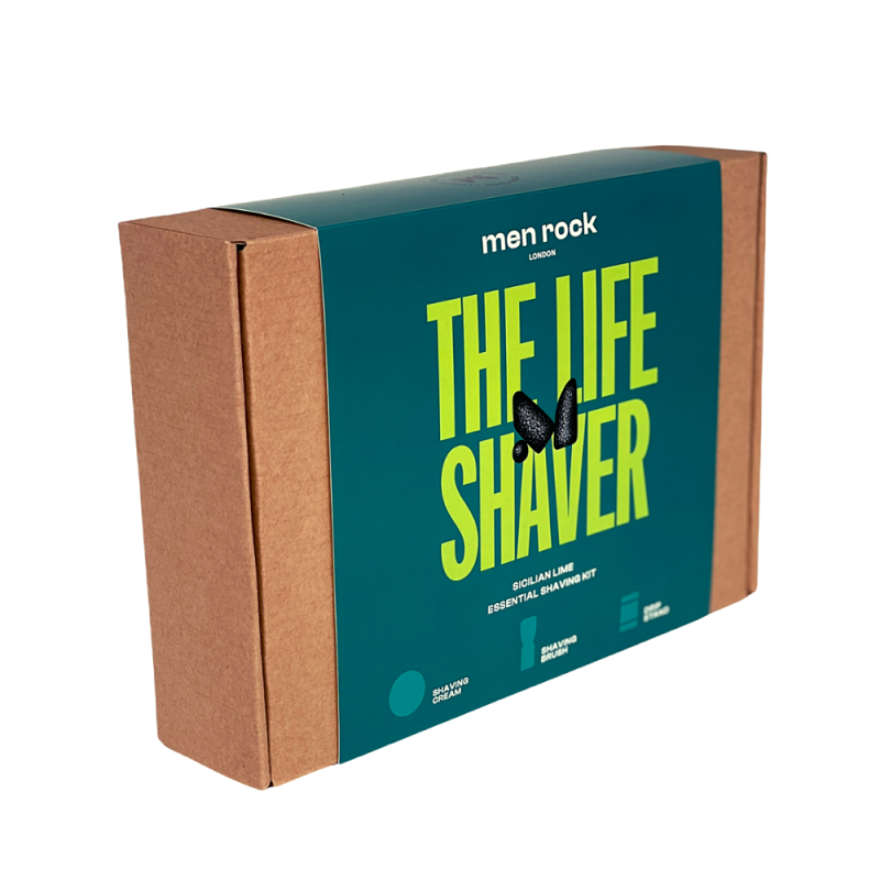 The Life Shaver Sicilian Lime Essential Shaving Kit Skutimosi priemonių rinkinys, 1vnt