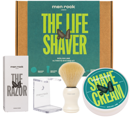 Ultimate Shaving Gift Set Sicilian Lime Skutimosi rinkinys su dviašmeniu skustuvu, 1vnt