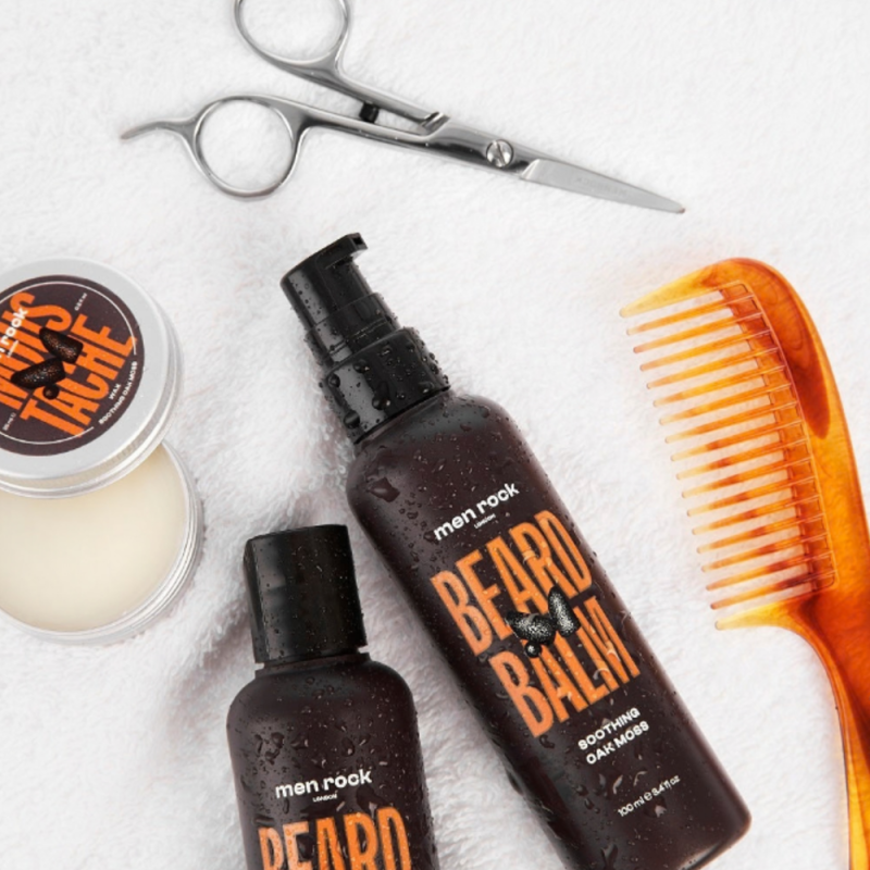 Duo Soothing Oak Moss Beard Kit Barzdos priežiūros rinkinys, 1 vnt.