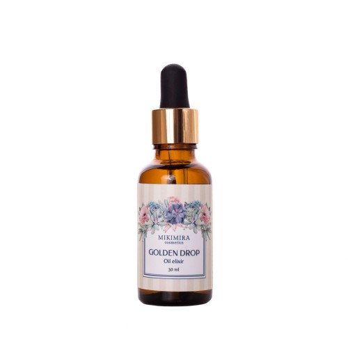 Golden Drop Atkuriamasis eliksyras plaukų galiukams, 30ml