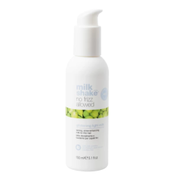 No Frizz Allowed Glistening Light Milk Blizgesio ir glotnumo suteikiantis pienelis ploniems plaukams, 150ml 