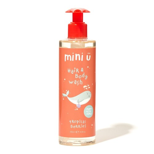 Tropical Berries Hair & Body Wash Tropinių uogų kūno ir plaukų prausiklis vaikams, 250ml