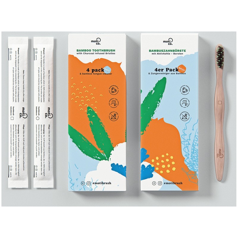 Bamboo Toothbrush Kit Bambukinis burnos priežiūros rinkinys, 1vnt