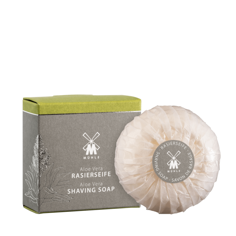 Shaving Soap Aloe Vera Skutimosi muilas su alijošiumi, 65 g